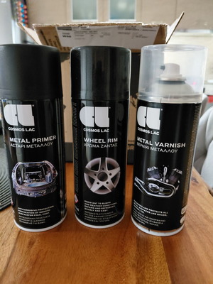 Cosmos Lac spray set for wheel rims, new