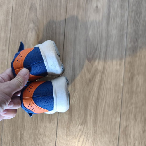 Adidas kids' blue athletic shoes size 31.5 used