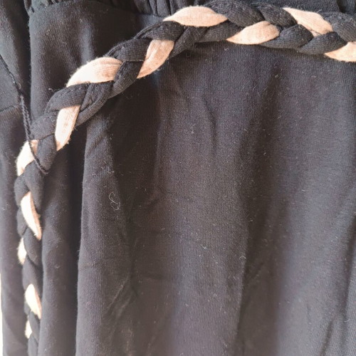 Marks & Spencer Black Blouse Medium/Large like new with built-in strap top