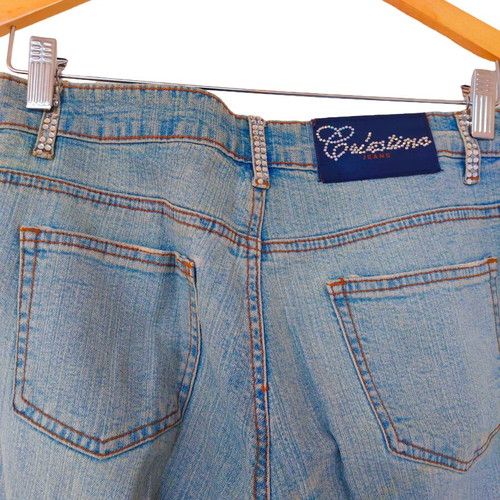 Celestino women's jeans with rhinestones size 27 used, blue