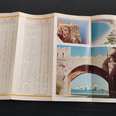 Τουριστικός οδηγός Greece Rodos No 21, 1970