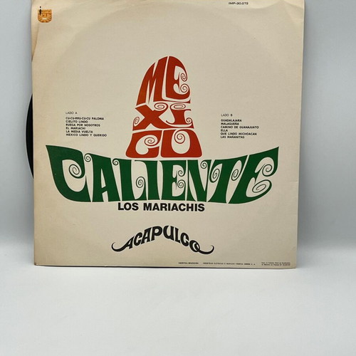 Mariachi Acapulco México Caliente vinyl record used