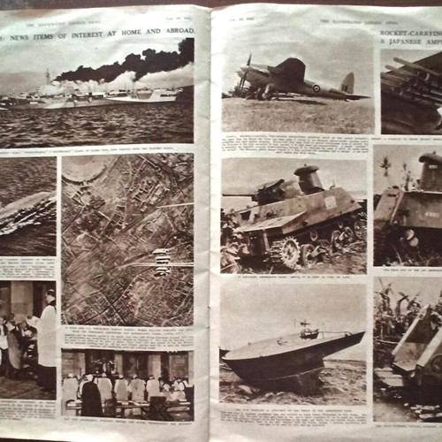 The Illustrated London News magazine used, edition 10-2-1945