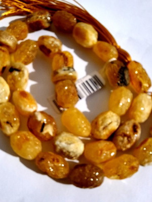 Baltic Amber Komboloi handmade, 30 gr