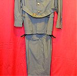  Πλήρης θερινή στολή αξκων (χιτώνιο-παντελόνι) τύπου ‘’ΑΦΡΙΚΑΝΑ’’  Στρατού Ξηράς περιόδου 1970-1980