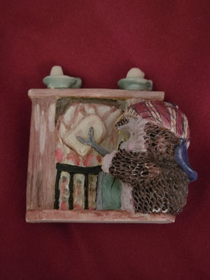 Country Companions vintage resin fridge magnet
