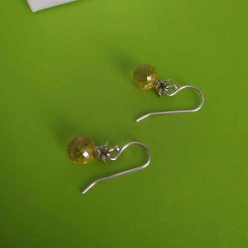 Silver 925 earrings like new with hallmark
