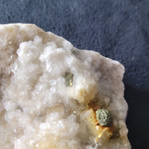 Aragonite with pyrite from Lavrion mines like new