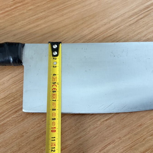 Chinese Vegetable Cleaver Shibazi Zuo used, solid sharp kitchen knife