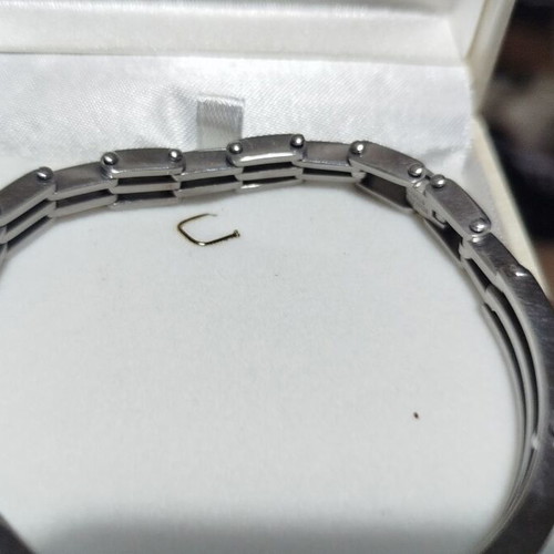Gregio stainless steel men's bracelet new silver