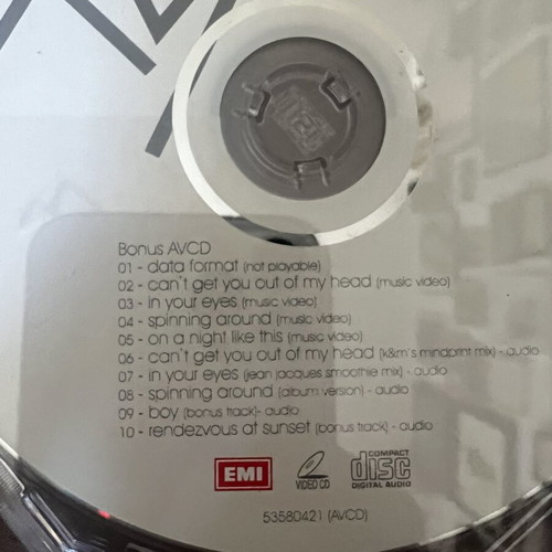 Kylie Minogue Fever 2 CD limited edition used with video CD