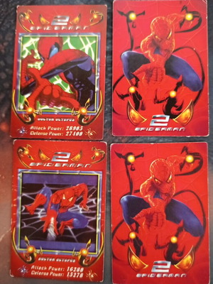 Spiderman Cards 2, pack of 10 cards