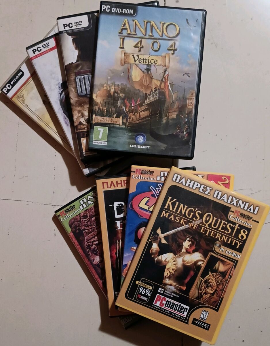 Bundle of 8 PC Games like new, Action… - € 15,00 - Vendora.cy