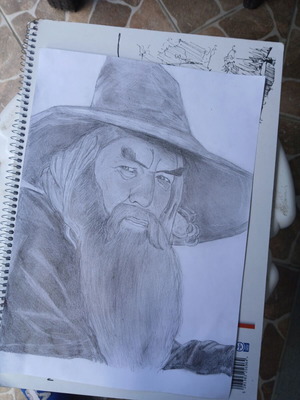 Lord of the Rings Gandalf sketch made to order