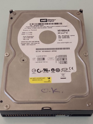 Western Digital WD Caviar HDD IDE 3.5" 160GB