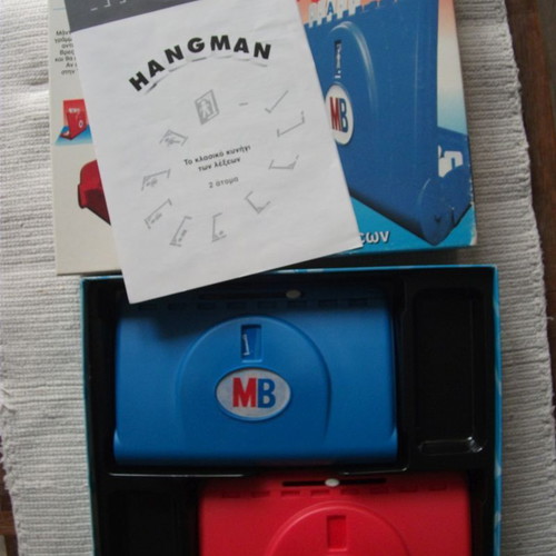Hangman board game used MB Games 1997