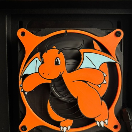 Pokemon fan cover 120mm like new, 1 piece
