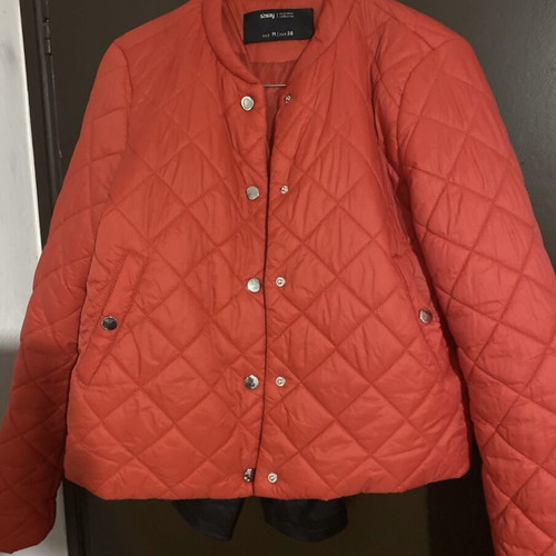 Sinsay red autumn spring jacket used, size M