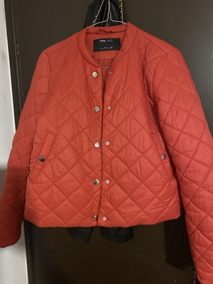Sinsay red autumn spring jacket used, size M