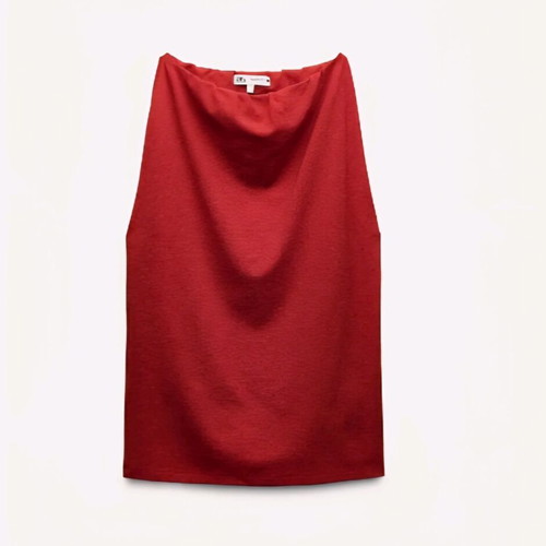 Zara top new, wool, size M, red