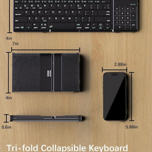 Nillkin Foldable Bluetooth Keyboard with Touchpad and Numeric Keypad