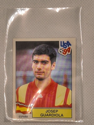Panini World Cup USA'94 (Blue Back) Sticker 157 Guardiola like new