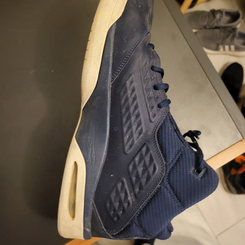Jordan Flight Origin 3 athletic shoes used, navy blue, size 47.5