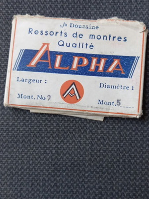 Alpha 3 vintage watch spare parts new