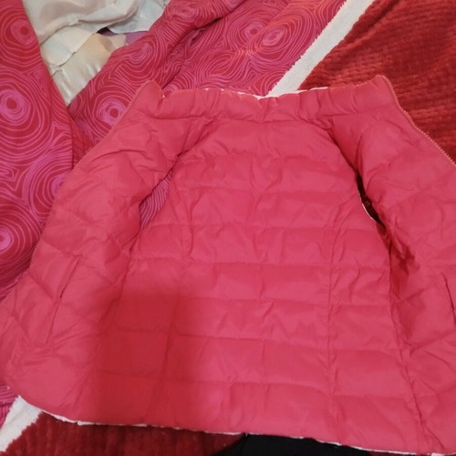 Benetton reversible pink vest like new for 2-3 years old