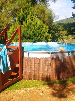 Intex Ultra Frame Pool 4.88m x 1.22m like new with extra equipment
