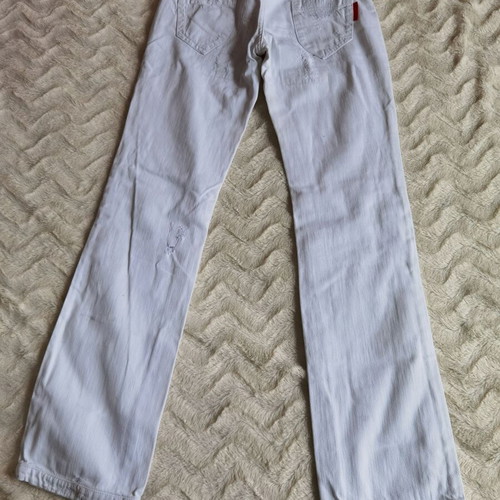 White women's jeans like new, size S/36/8, cotton