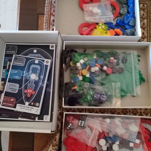 Flickfleet deluxe board game set like new with expansions