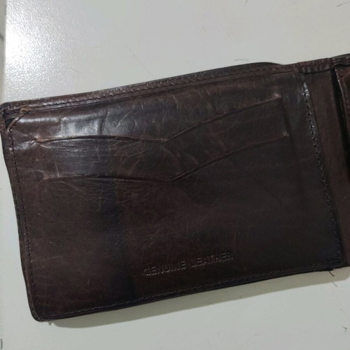 Lavor leather wallet like new, brown