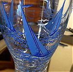  Κρυστάλλινο σετ ποτήρια "Μπλε Καράβι"