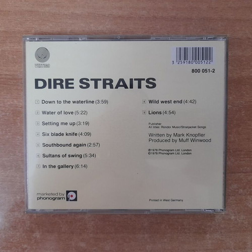 Dire Straits Dire Straits CD, rock