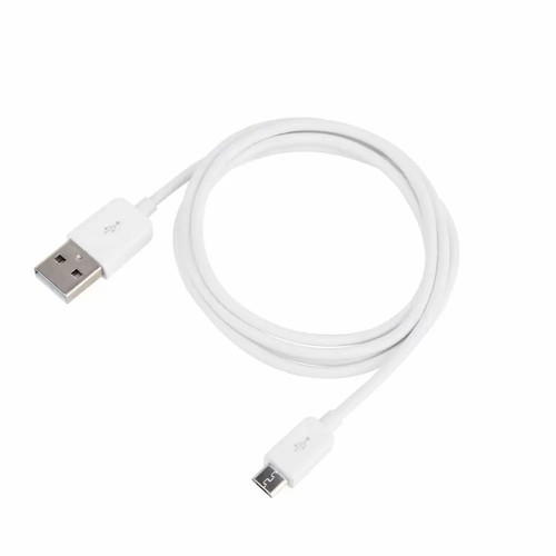 Micro USB charging cable white 120cm new