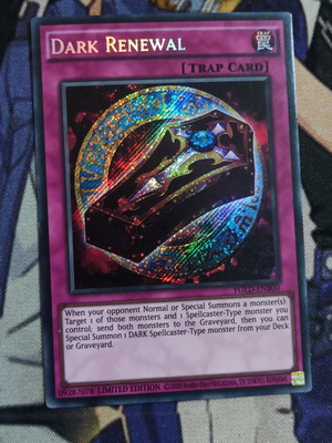 Dark Renewal Secret Rare Trap карта като нова