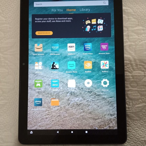 Amazon Fire HD10 tablet with screen issue