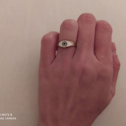 Honor Jewellery ring silver 925 gold plated like new