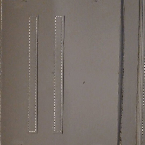Tablet case used, white