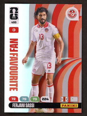 2026 Panini World Cup Adrenalyn XL #466 Sassi Fan Favorite card like new