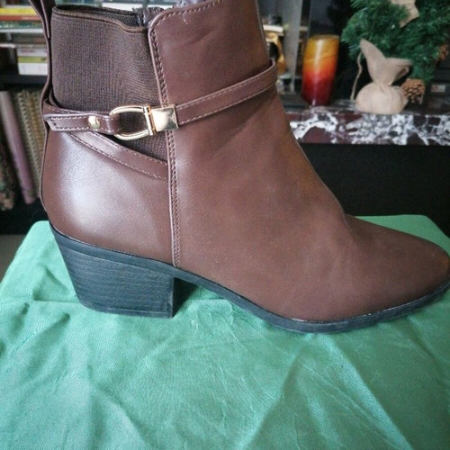 Zapatos women's ankle boots like new, brown, size 40