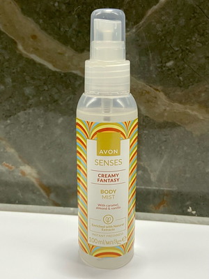 Avon Body Mist new with caramel, vanilla and almond scent