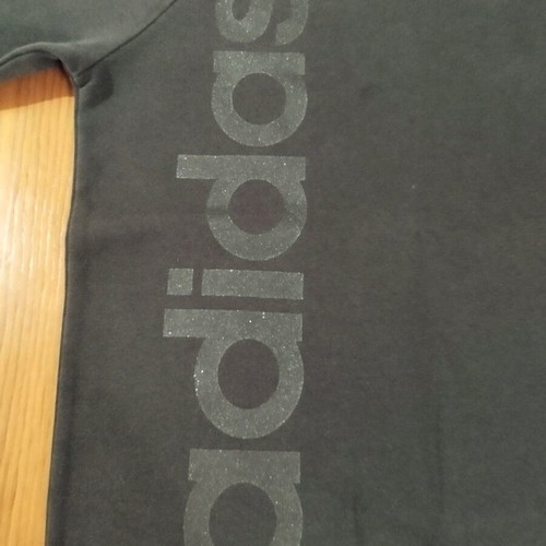 Φούτερ γυναικείο Adidas μαύρο μεταχειρισμένο, μέγεθος S