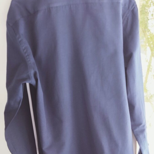 Franco Nero men's long-sleeve shirt XL navy blue, like new