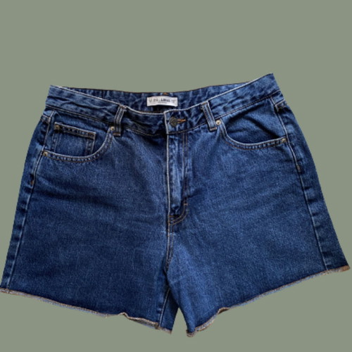 Pull & Bear denim shorts used, size 40, blue