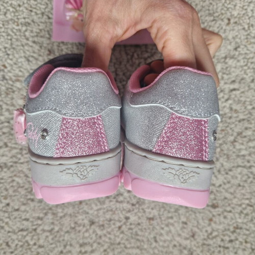 Lelli Kelly shoes size 25 with light and sound, new, pink and silver