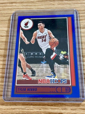 Κάρτα Tyler Hero Miami Heat Panini NBA Hoops 2021-22 Blue σαν καινούργιο