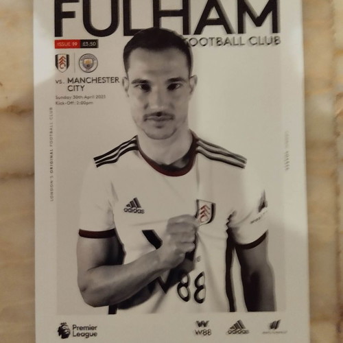 Match Program Fulham - Man. City 30.04.2023 like new