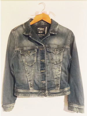 Τζιν μπουφάν Silver jeans XS σαν καινούργιο, μπλε
